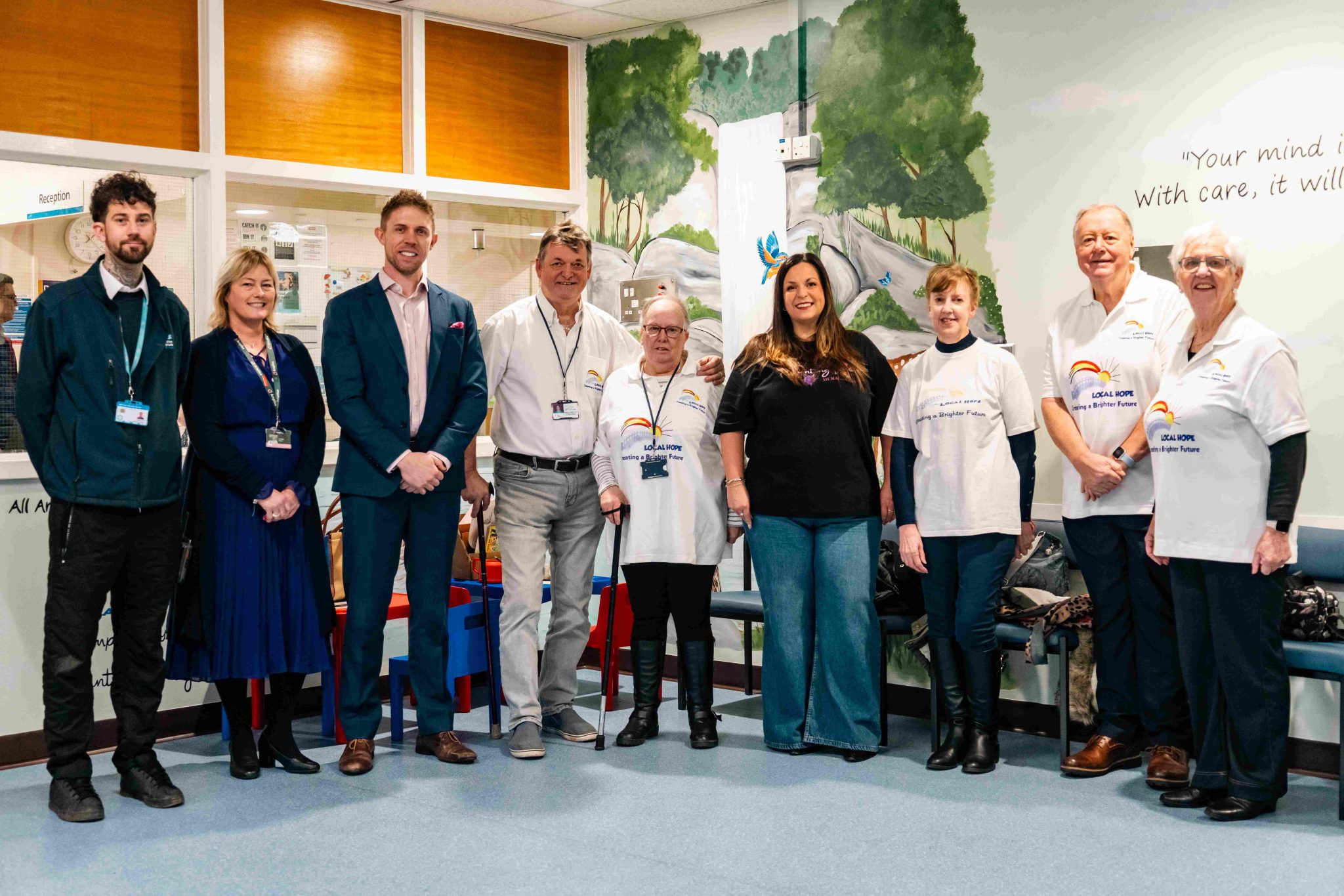 Housing partnership’s charity donation creates brighter hospital spaces ...